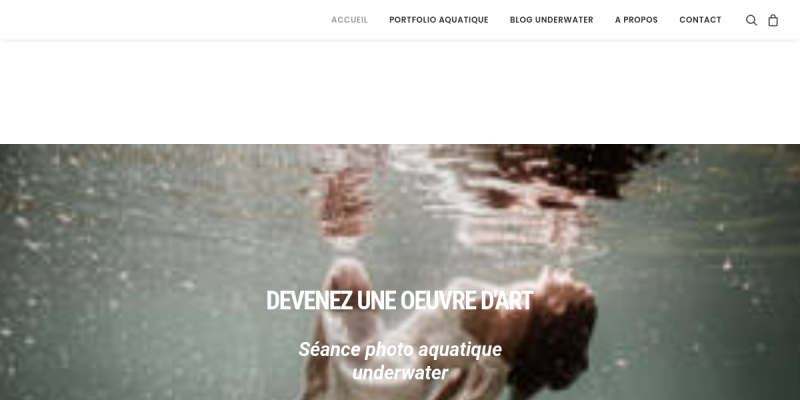 Couverture du projet Photographe Aquatique — Photographe spécialisé en prises de vue aquatiques et sous-marines