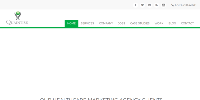 Quaintise website screenshot