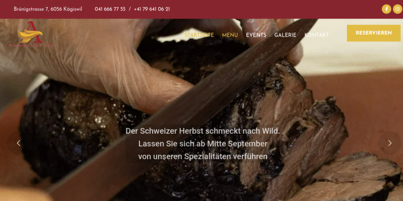 Restaurant Neuer Adler in Kägiswil