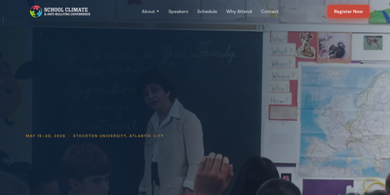 School Climate & Anti-Bullying Conference 2026 (Next.js)