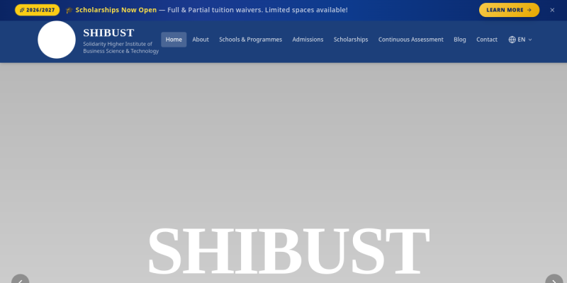 Solidarity Higher Institute of Business Science & Technology (SHIBUST)
