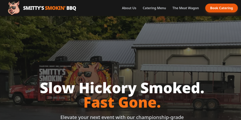 Screenshot of Smitty's Smokin BBQ