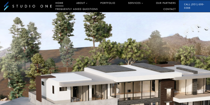 Architectural Firm Temecula CA website screenshot