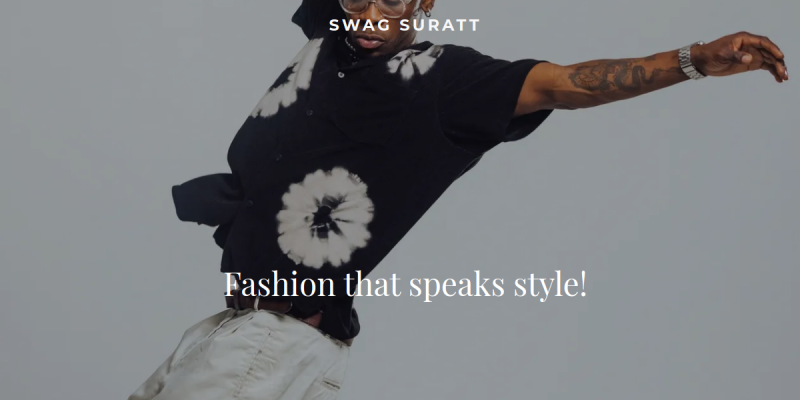 Swag Suratt website screenshot