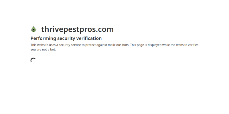 Professional Pest Exterminator Services by Thrive Pest Pros in Clovis CA website screenshot
