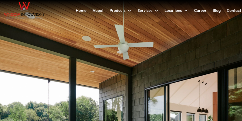 Commercial Window Installer in Papillion website screenshot