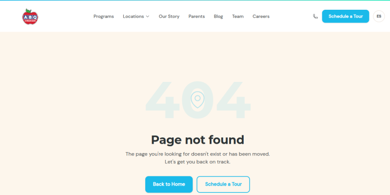 Daycare South Valley Nm website screenshot