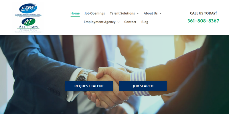 Employment Agency Corpus Christi Tx website screenshot