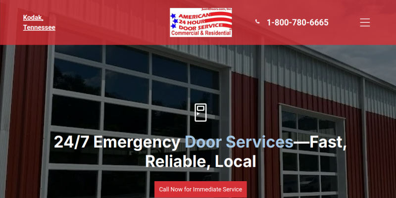 Storefront Glass Replacement Knoxville TN website screenshot