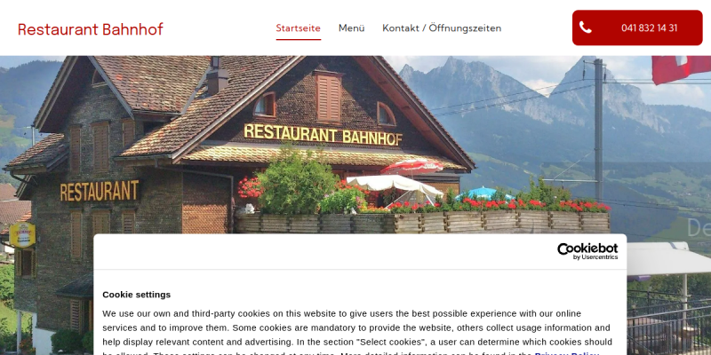 Restaurant Bahnhof (Bahnhöfli) in Steinerberg