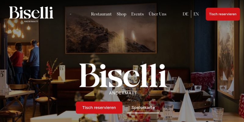 Restaurant Biselli in Andermatt