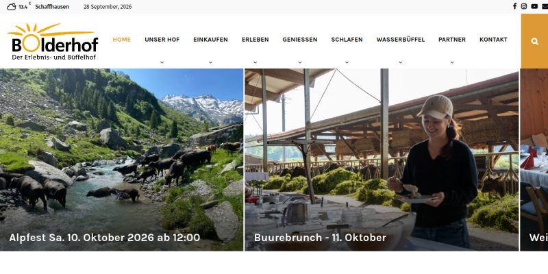 Bio-Restaurant Bolderhof in Hemishofen