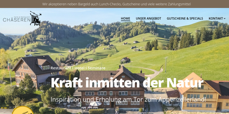 Ferien- & Seminarhotel Chäseren in Schönengrund