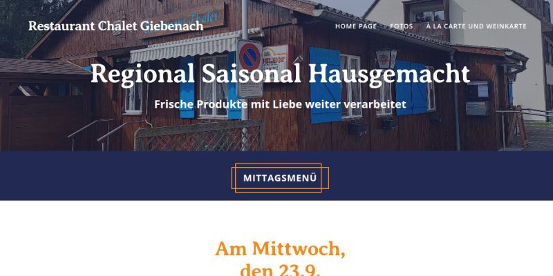 Chalet Giebenach (Restaurant Chalet) in Giebenach