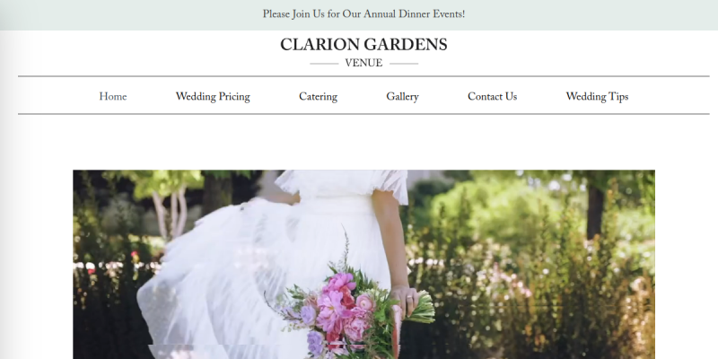 Wedding Catering Utah County UT website screenshot