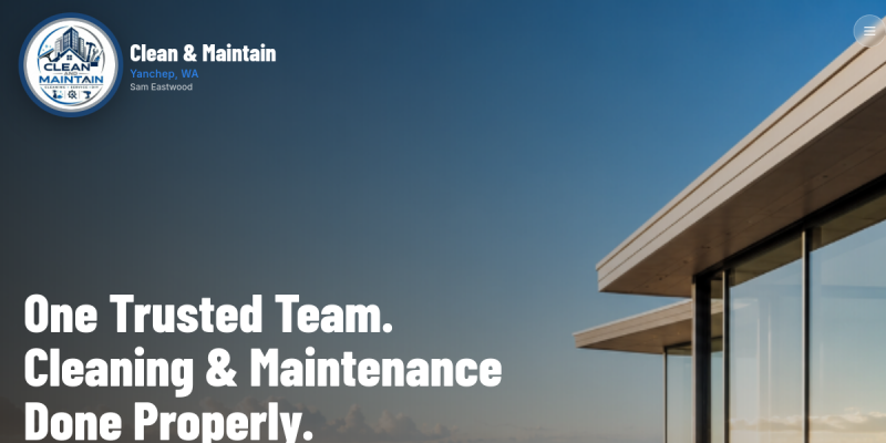 Cleaning & Maintenance Website