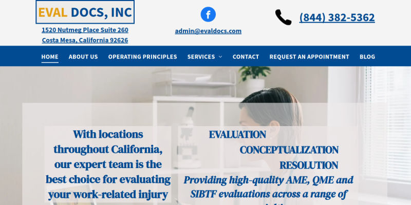 QME Test Prep Santa Ana CA website screenshot