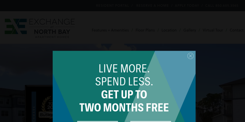 Apartments For Rent In Panama City FL website screenshot