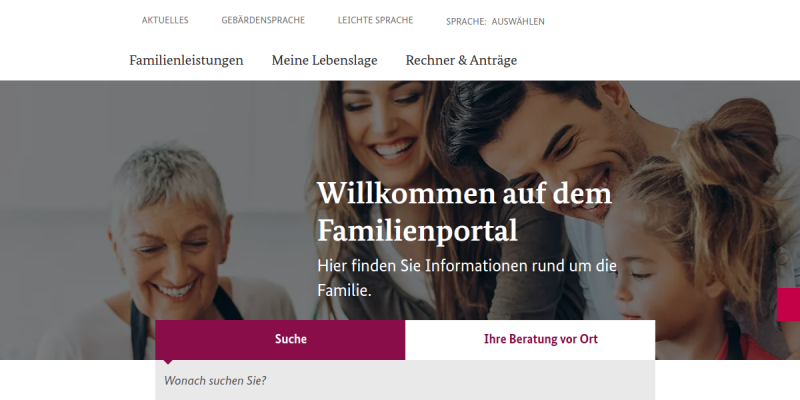 www.familienportal.de