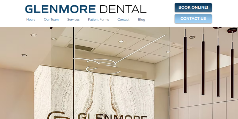 Kelowna Dental website screenshot