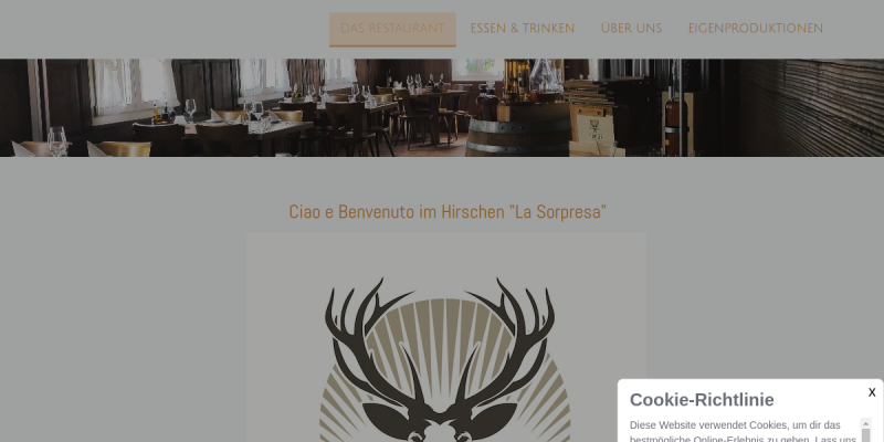 Wirtshaus Hirschen «La Sorpresa» in Amsteg