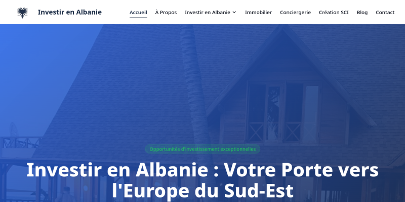 Couverture du projet Investir en Albanie — Accompagnement pour l'investissement immobilier en Albanie