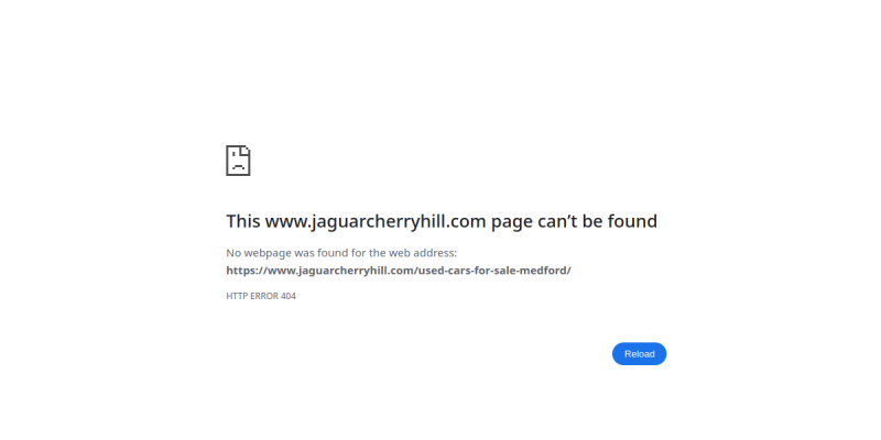 Jaguar Medford website screenshot