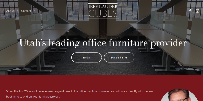 Furniture Stores In Salt Lake City website screenshot