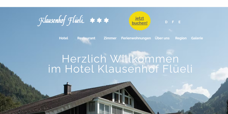Restaurant Klausenhof in St. Niklausen OW