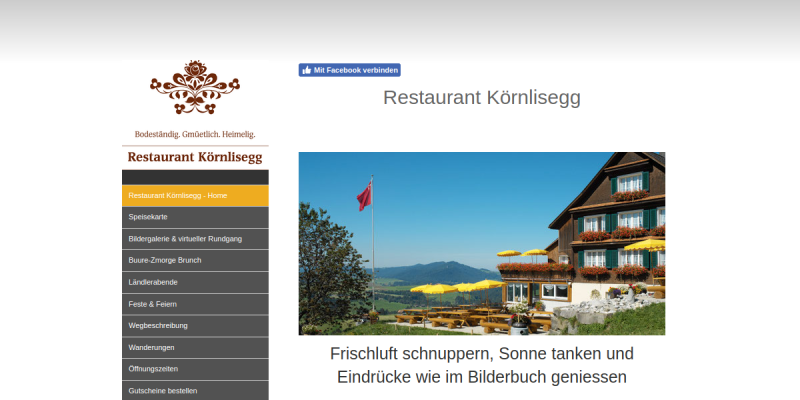 Restaurant Körnlisegg in Egg SZ