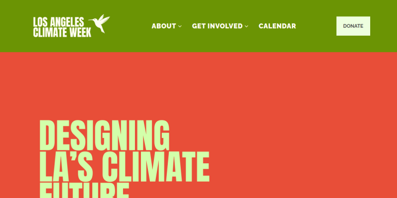 LA Climate Week website