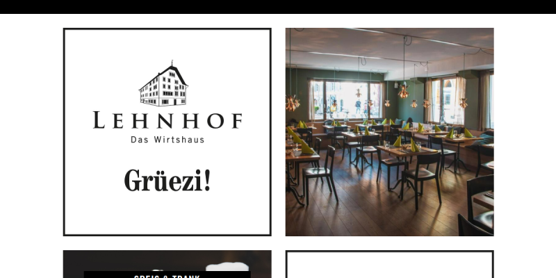 Restaurant Lehnhof in Altdorf UR 1