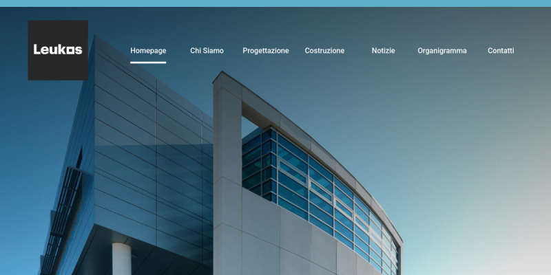 Anteprima del sito web Leukos realizzato da MT&C Communications