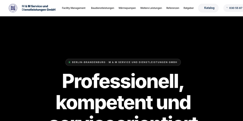 M&M Service Website