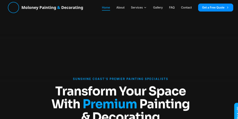 Painting & Decorating Website
