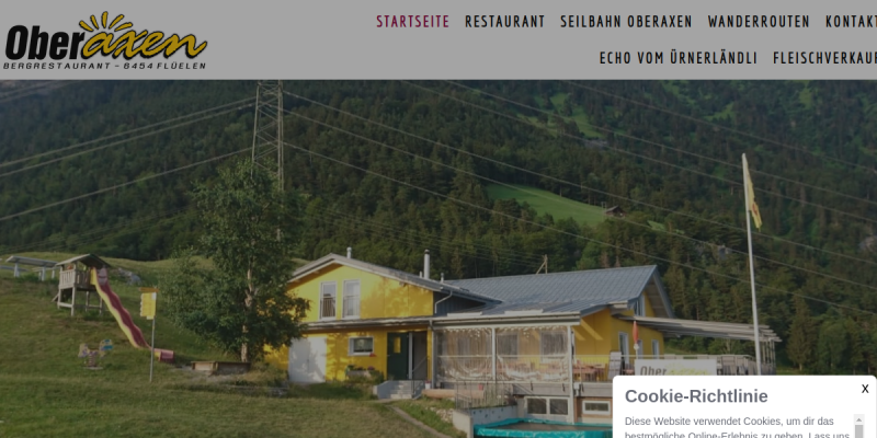 Bergrestaurant Oberaxen in Flüelen