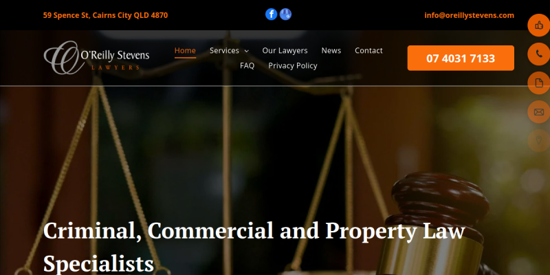 Criminal Lawyers Mareeba website screenshot