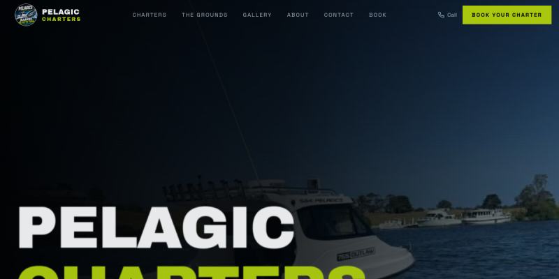 Offshore Fishing Charter Website