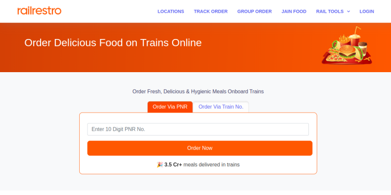 RailRestro Website