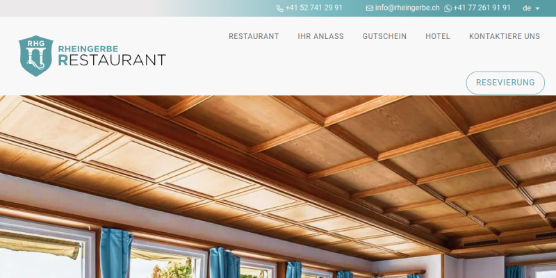 Restaurant & Hotel Rheingerbe in Stein am Rhein 1