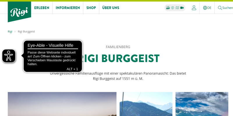 Berggasthaus Rigi-Burggeist in Gersau