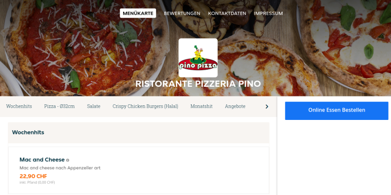 Ristorante Pizzeria Pino in Herisau 1