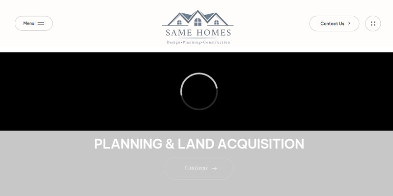 Same Homes website