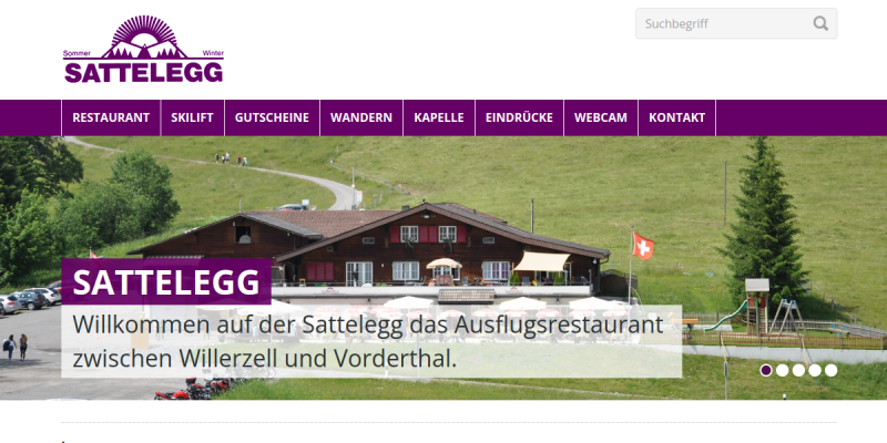 Berggasthaus Sattelegg in Vorderthal