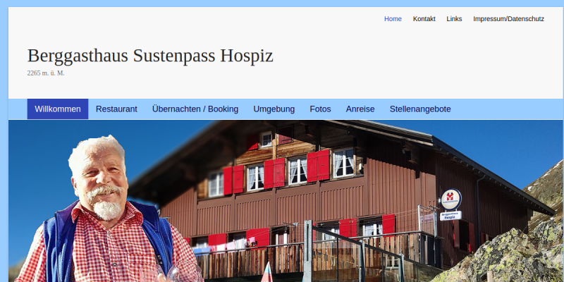 Berggasthaus Sustenpass Hospiz in Wassen UR