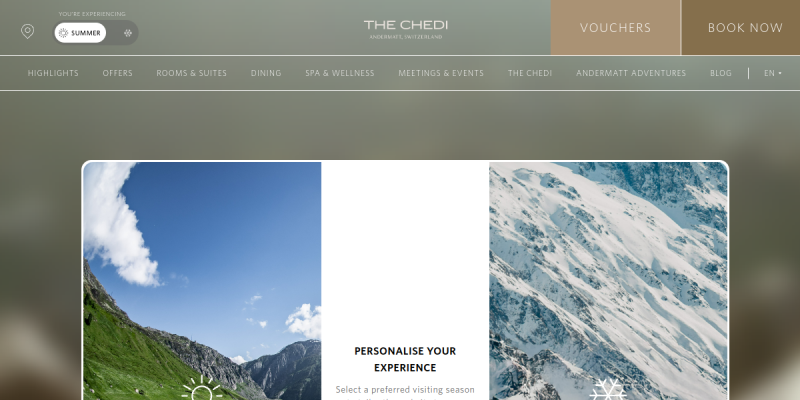 The Restaurant in Andermatt