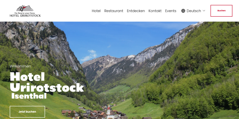 Hotel & Restaurant Urirotstock in Isenthal