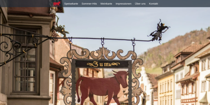 Weinstube zum Rothen Ochsen in Stein am Rhein 1