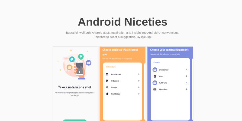 Android Niceties