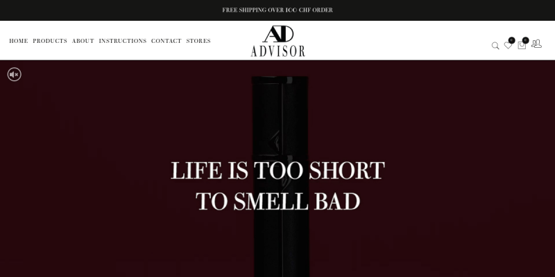 AD Couture website screenshot